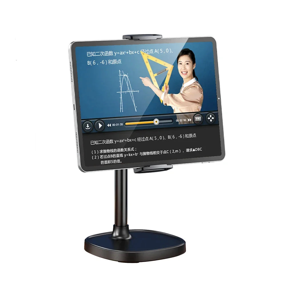 Tablet Stand Portable Aluminum Alloy Phone Tablet Holder for Ipad Phone Stand Adjustable