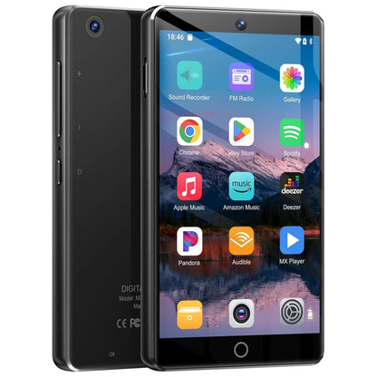 80GB (16+64GB) MP3 player with Bluetooth 5.0 and WiFi, Spotify, Android 13 OS, camera and speakers