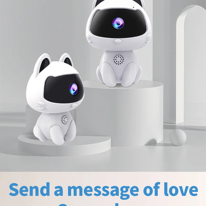 WiFi Surveillance Camera Indoor Home Security Baby Monitor V380 HD Smart Cat Wireless Camera Automatic Tracking Two-way Audio