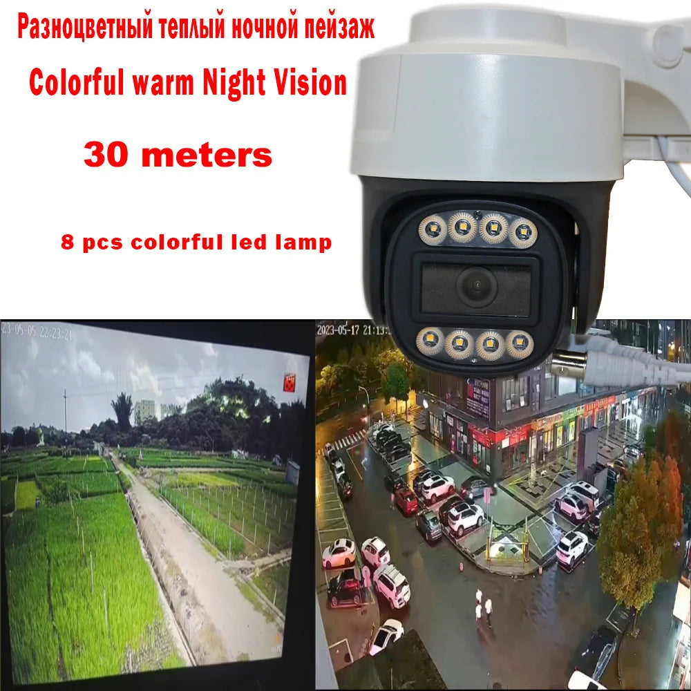 CCTV Outdoor Smart Home Security Protection PTZ Coaxial Camera 1080P 2.0MP Pan and Tilt  Control For house surveillance cameras