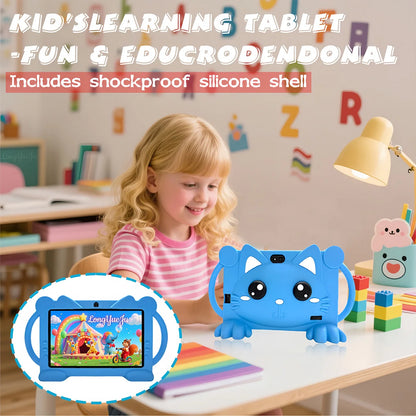 Latest generation 7-inch Android tablet, educational and entertainment all-in-one machine, equipped with IWAWA, parental control