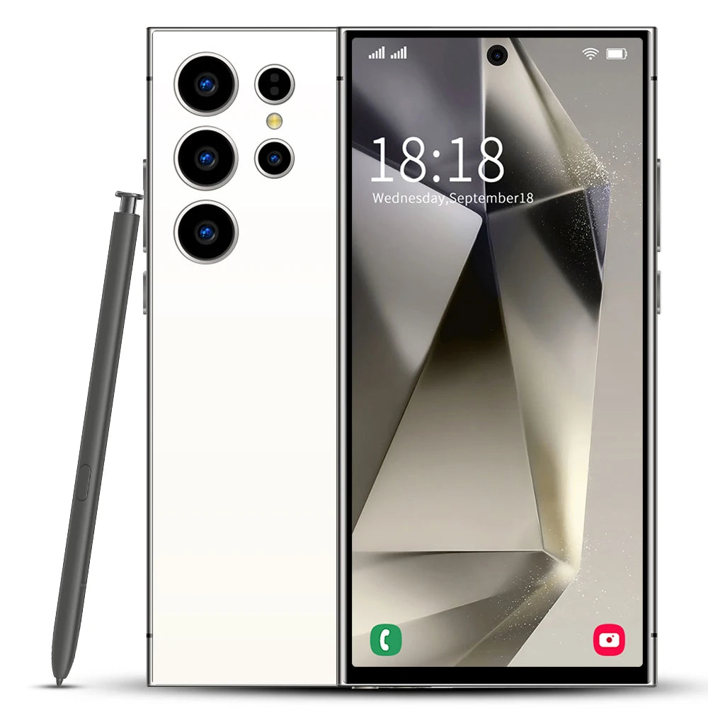 S26 Ultra Tablet PC Original 22GB+2TB Global Edition Smart 5G Dual Card 7800Mah Android 15 Facial Recognition Function Tab CASE