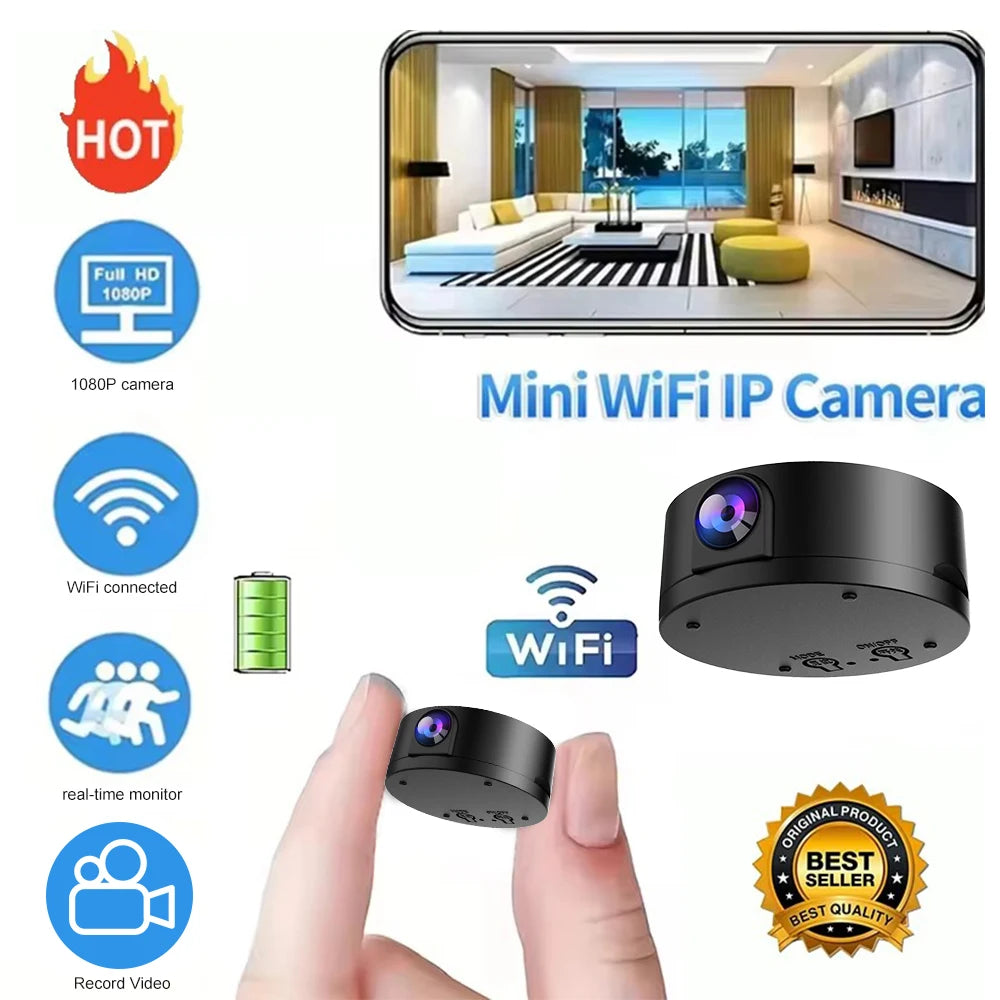 NEW Wireless Smart Surveillance Wifi Mini Camera Home Remote Monitoring High-definition Night Vision  HD Camera For Security