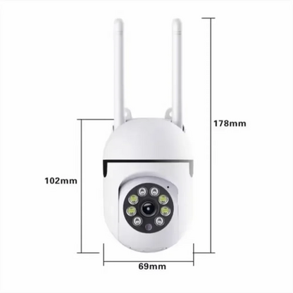 Wifi Surveillance Camera 8MP Wireless Security PTZ IP Camera HD Color Night Vision AI Human Tracking CCTV Camera 4X Digital Zoom