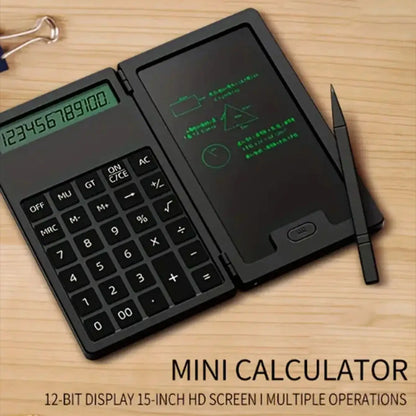 Advanced tablet calculator with LCD touch screen and stylus-as office tools or school supplies, stylish appearance,
