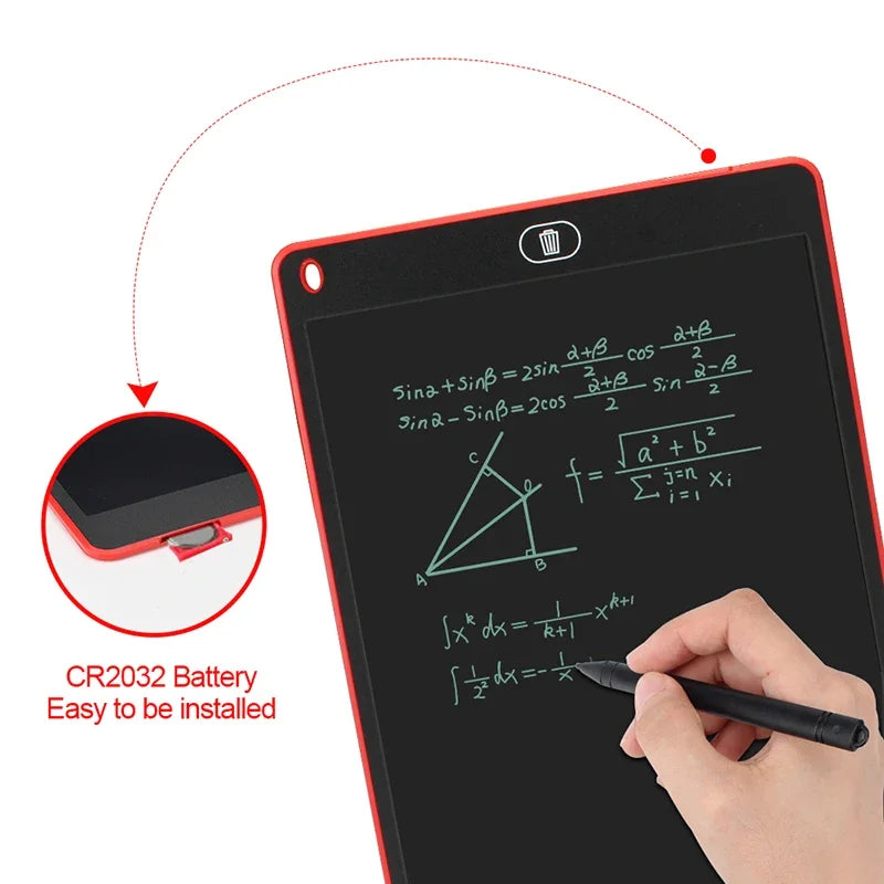Graphic Tablet Drawing Tablet 12 Inch Lcd Writing Tablet LED Light Drawing Pad Digital Board Electronic Smart Notebook