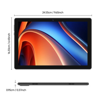 I-Atar 2025 New 10.1inch Tablet, Android 12.0 System, 4Gb Ram+64Gbrom, Quad-Core Processor, 1280*1920 Ips High-Definition Display, Dual Camera Tablet, Support 2.4g Wifi, Built-In 6000Mah Battery, Ideal Holiday Party Gift, Stu