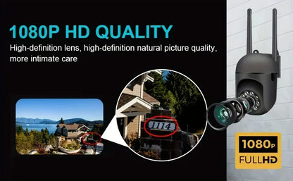 WIFI surveillance camera, 355 degree intercom home security camera, 2.4G home security system, home monitoring security system