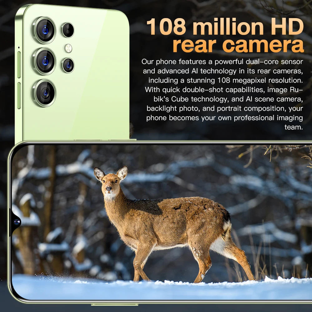 HOT 2025 New Pad S26 ultra Tablet PC 7.3 inch HD 4K Android 14 22GB+2TB 8000mAh Battery 4G 5G Dual Sim Card WiFi GPS Google Tab