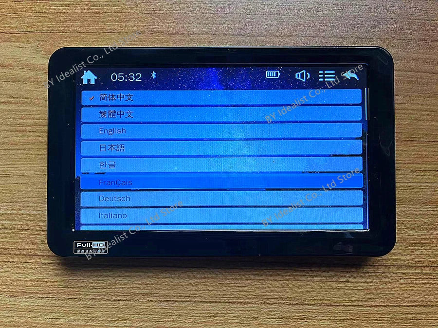 7.1 inch Bluetooth Mp4 Player 64gb Touch Screen Hifi Music Usb Type-c Mp4 Video Player Support TF Card Speaker 6500mAh Battery