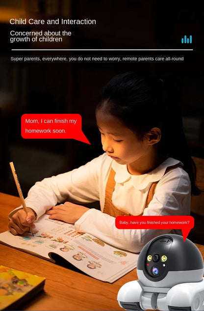 Pet Surveillance Camera | 360° Robot Camera,Baby Pet Camera, Bidirectional Dialogue,Motion Detection,Dog/Cat/Baby/Elderly