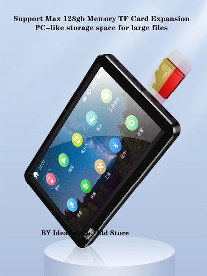 7.1 inch Bluetooth Mp4 Player 64gb Touch Screen Hifi Music Usb Type-c Mp4 Video Player Support TF Card Speaker 6500mAh Battery