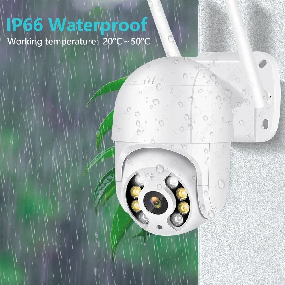 ICsee Security Camera 8MP 5MP WIFI Outdoor 4X Zoom Auto Tracking Security Protection Monitor Smart Home CCTV Video Surveillance