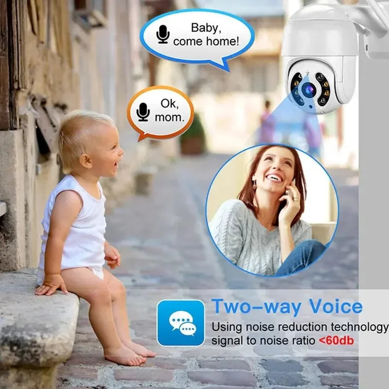 Surveillance Cam iCsee 8MP 4K Wireless PTZ Camera HD 1080P Color Night Vision Wifi IP Camera Outdoor 5MP Ai Auto Tracking CCTV