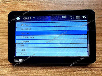 7.1 inch Bluetooth Mp4 Player 64gb Touch Screen Hifi Music Usb Type-c Mp4 Video Player Support TF Card Speaker 6500mAh Battery