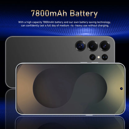 NEW S26 Ultra HOT Original 7.3inch Intelligent 5G Dual Card Dual Standby Android 14 System Cheap Global Version 7800mAh Battery