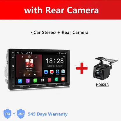 ATOTO Android Double 2 Din Car Stereo 7 inch Automotive Multimedia Player Radio Android Auto Carplay Screen Navigation 2Din A5L