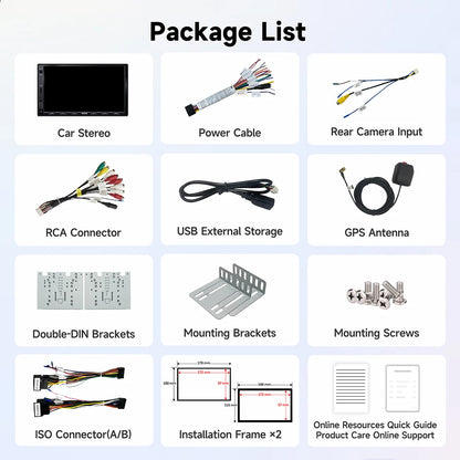 ATOTO Android Double 2 Din Car Stereo 7 inch Automotive Multimedia Player Radio Android Auto Carplay Screen Navigation 2Din A5L