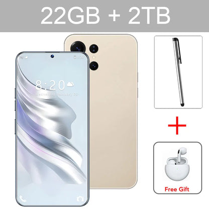 2026 NEW S26 Ultra Original 7.3HD Cheap Intelligent 5G Dual Card Dual Standby Android 14 System Global Version 7800mAh Battery