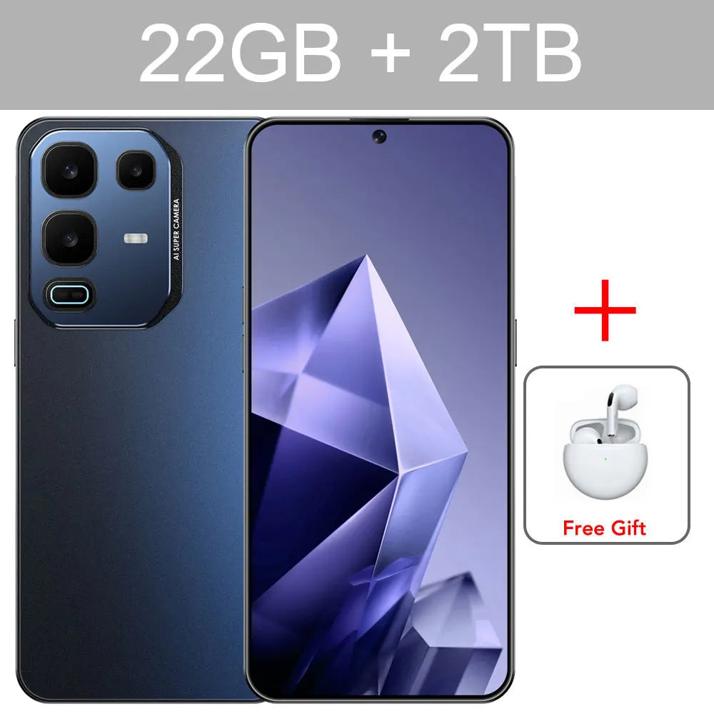 HOT NEW S26 Ultra 7.3HD 2025 HOT Global Edition Original Smart Dual Card 7800mAh Battery Android 15 Facial Recognition Function