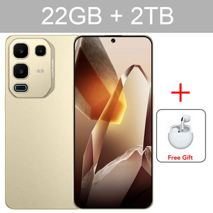 HOT NEW S26 Ultra 7.3HD 2025 HOT Global Edition Original Smart Dual Card 7800mAh Battery Android 15 Facial Recognition Function