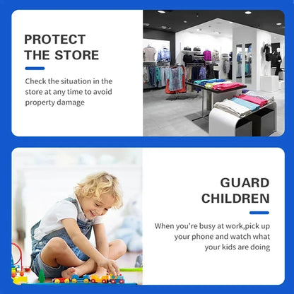Wifi Camera Baby Monitor Surveillance 1080P CCTV HD Smart Night Vision Intelligent Tracking YsxLite APP Security Mini IP Camera