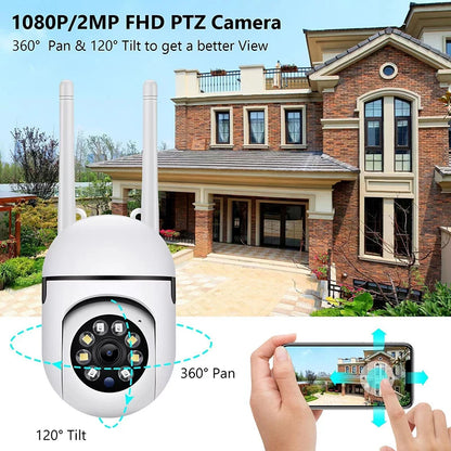 Xiaomi Wireless Security Surveillance PTZ Camera Wifi IP Outdoor 4X Zoom Cameras AI Human Tracking Two-way Audio HD Night Cam