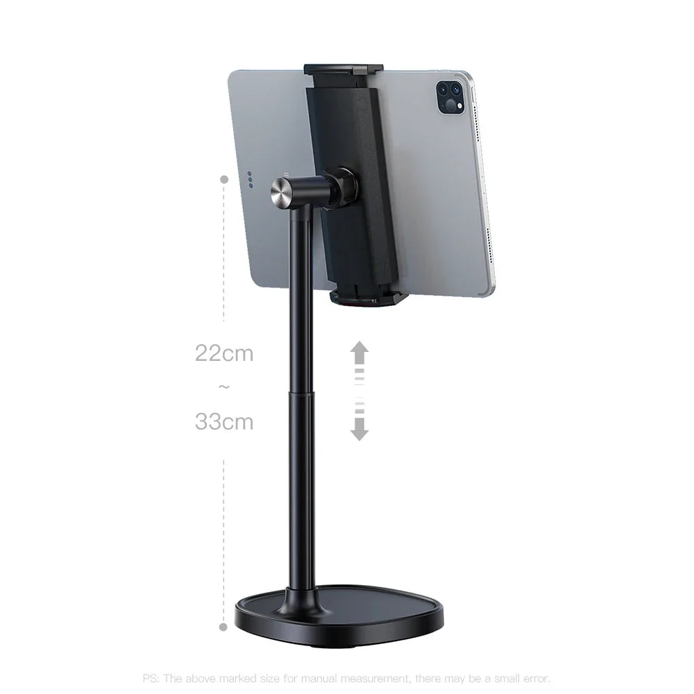 Tablet Stand Portable Aluminum Alloy Phone Tablet Holder for Ipad Phone Stand Adjustable