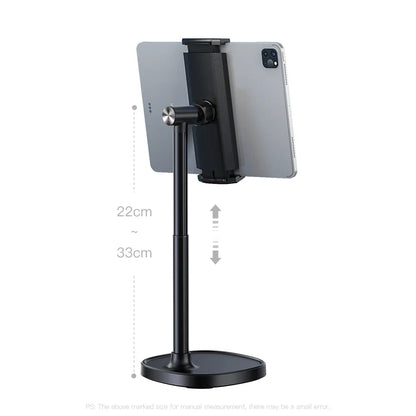 Tablet Stand Portable Aluminum Alloy Phone Tablet Holder for Ipad Phone Stand Adjustable