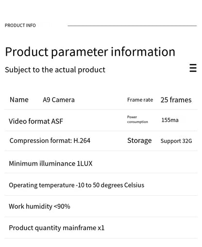 camera monitoring home security recorder wireless wifi outdoor camera monitor Home wifi security camera mini camera