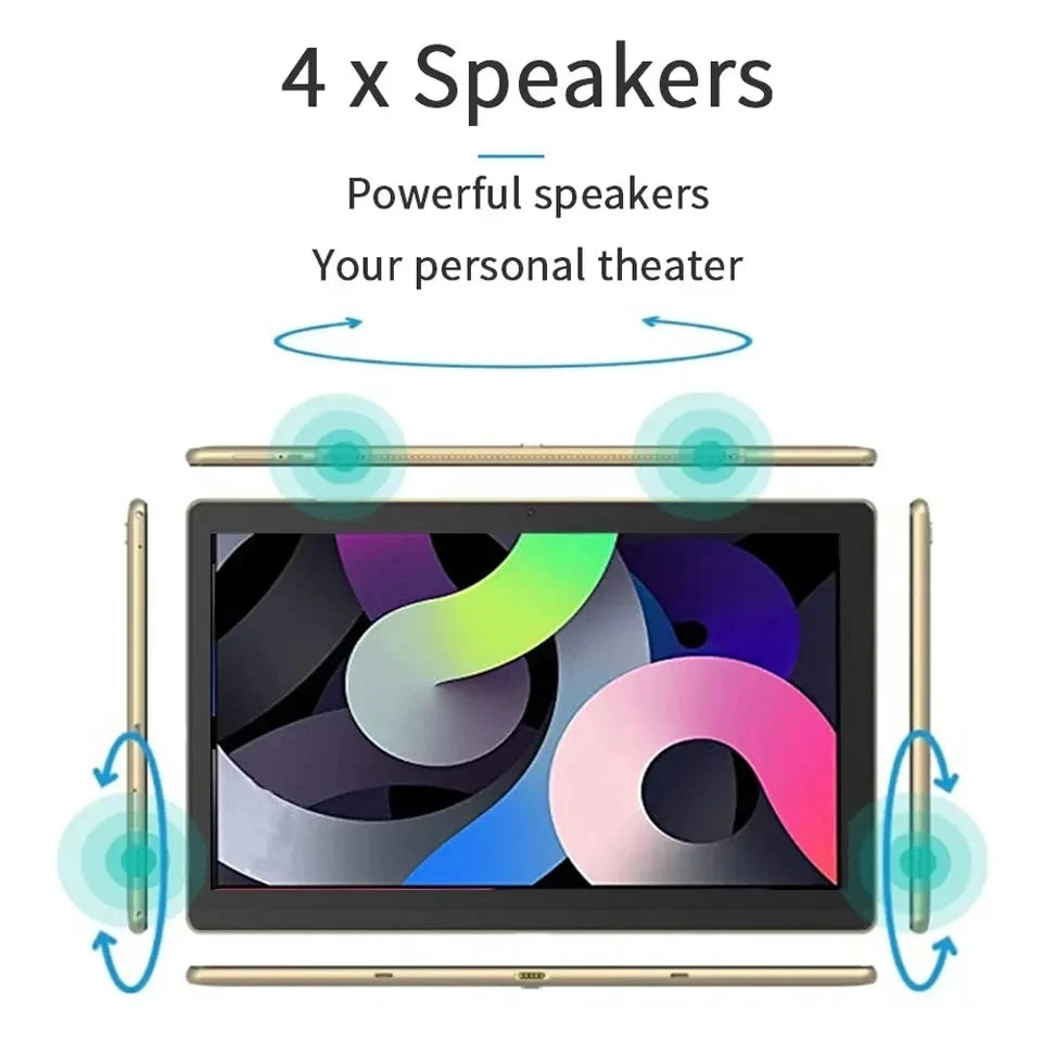 Large Screen 14.1 Inch Tablet Pc Android 12 tablet 12+256GB Phone Call Bluetooth 5G WiFi Pad For Educational/Sheet music/Kitchen