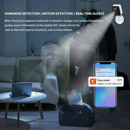 Wifi Wireless Security CCTV Camera 5MP Indoor Mini video Surveillance Camera Motion Detection Smart Life Baby Monitor Tuya Smart