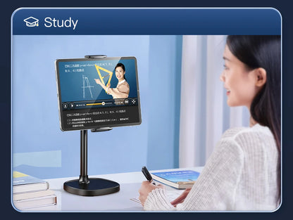 Tablet Stand Portable Aluminum Alloy Phone Tablet Holder for Ipad Phone Stand Adjustable