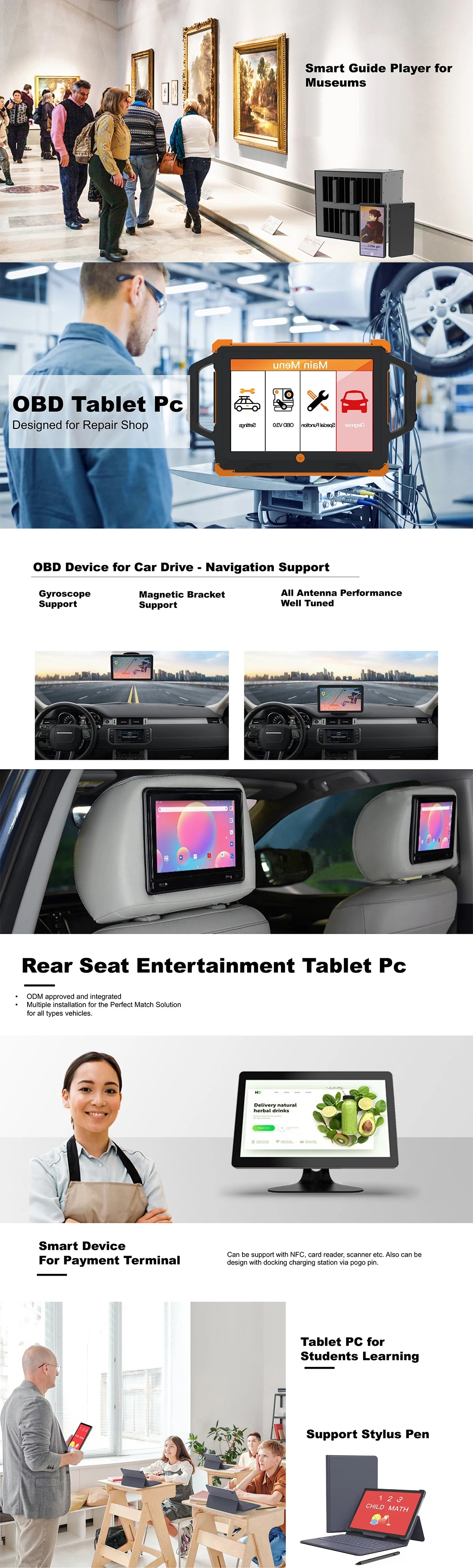 Large Screen 14.1 Inch Tablet Pc Android 12 tablet 12+256GB Phone Call Bluetooth 5G WiFi Pad For Educational/Sheet music/Kitchen