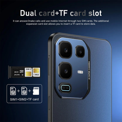 HOT NEW S26 Ultra 7.3HD 2025 HOT Global Edition Original Smart Dual Card 7800mAh Battery Android 15 Facial Recognition Function