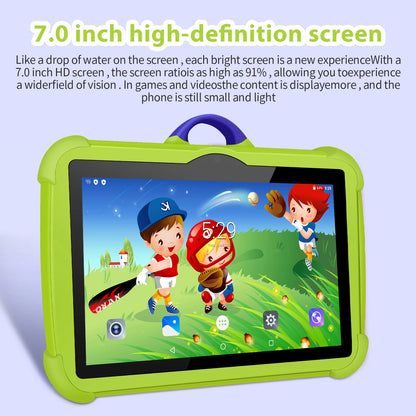 2025 New 5G WiFi 7 Inch Tablet For Children Learning Education Kids' tablets Quad Core 4GB RAM 64GB ROM Dual Cameras Android 13