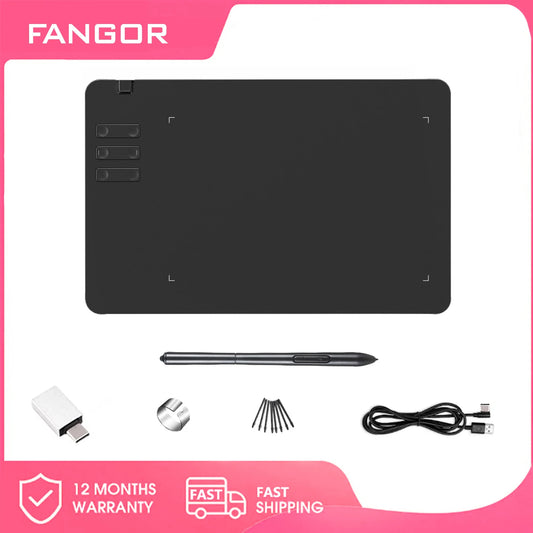 2025 Graphics Drawing Tablet Ultra-thin Art Creation Sketch Digital Tablet with Battery-free Stylus 8192 Levels Pressure