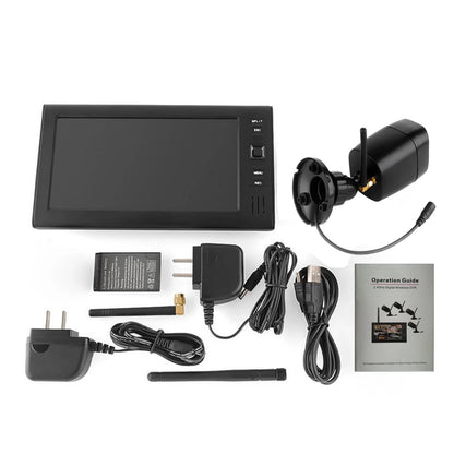 Wireless Surveillance  2.4G  4CH  Security CCTV 720P Camera System Baby Monitor with Infrared Night Vision Present 8G TF Cards