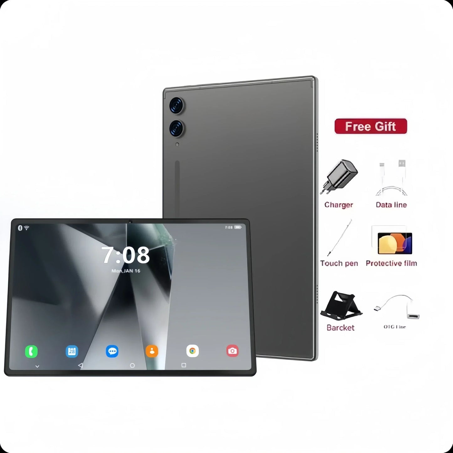 2025 Global Version New S26 Ultra Tablet 22GB+2T 11inch HD 4K Android14 20000mAh 5G Dual SIM Phone Call WiFi GPS WPS Tablet PC