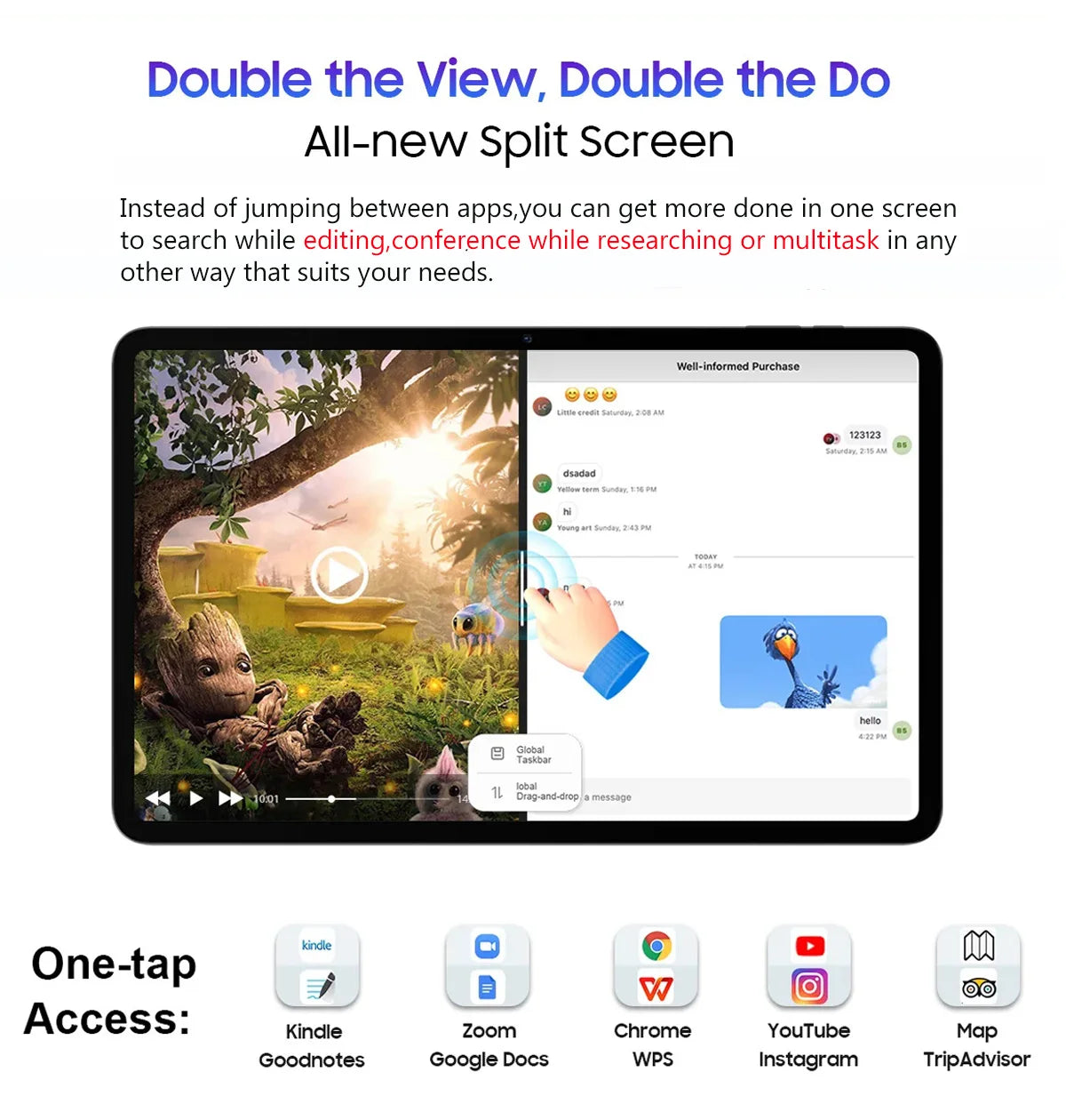 2025 Global Version Super Large Screen 14 inch Tablet Pc Android 14 4G Phone Call 16GB+512GB Tablets 14" GPS 5G WiFi FM 12000mAh