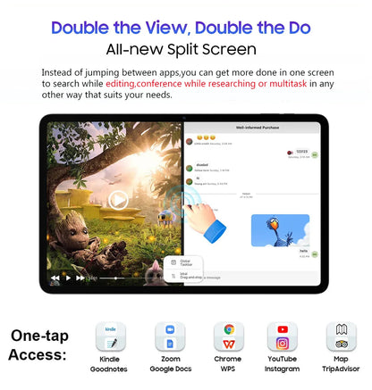 2025 Global Version Super Large Screen 14 inch Tablet Pc Android 14 4G Phone Call 16GB+512GB Tablets 14" GPS 5G WiFi FM 12000mAh