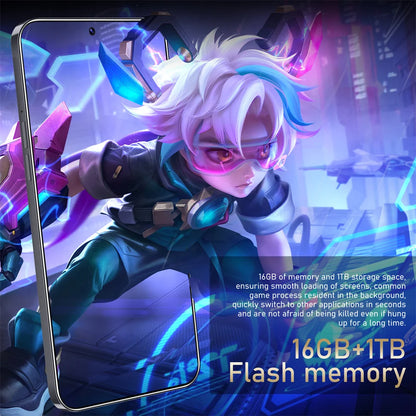 NEW S26 Ultra HOT Original 7.3inch Intelligent 5G Dual Card Dual Standby Android 14 System Cheap Global Version 7800mAh Battery