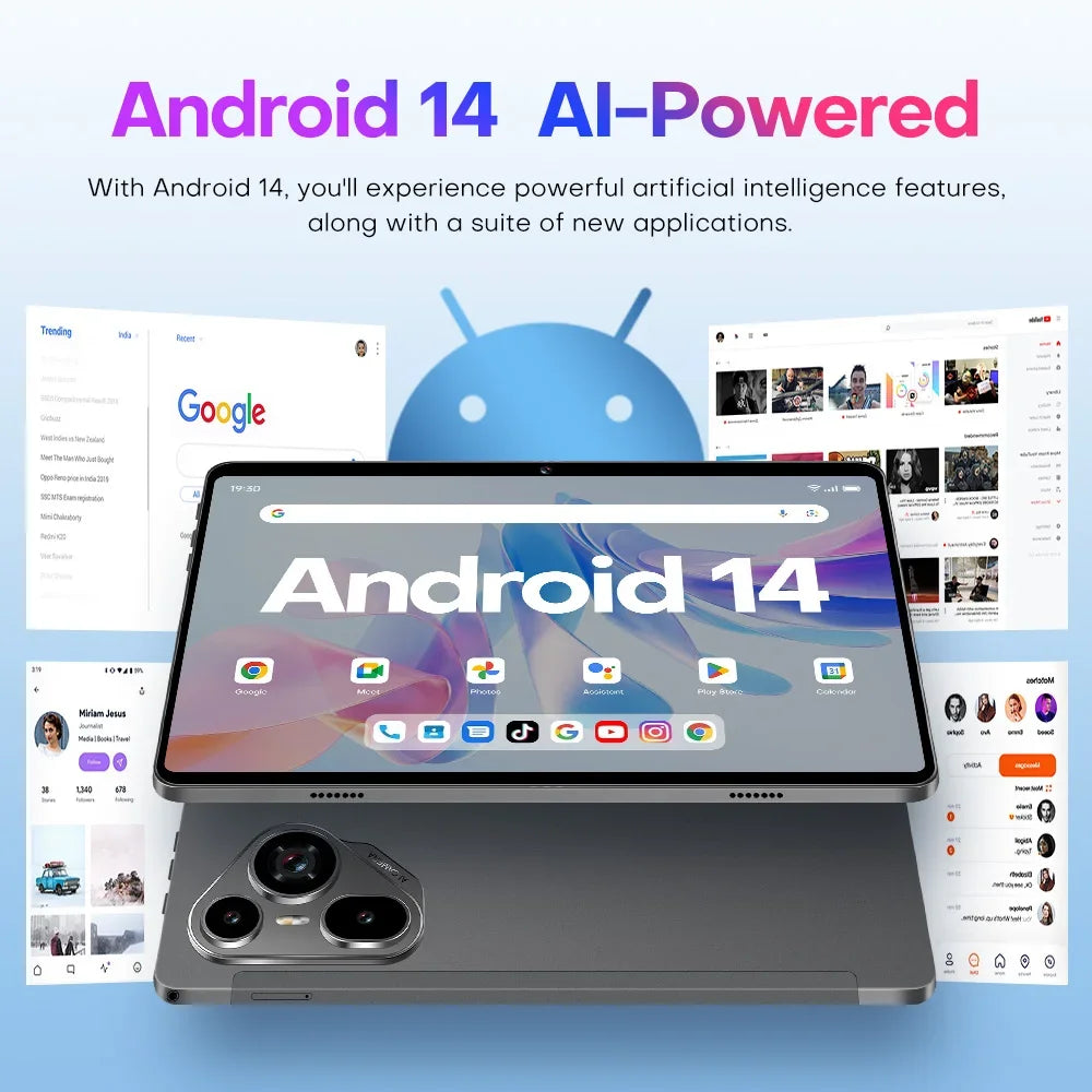 2025 Global Version Original Tablets Pad 7 Ultra Android 14 16GB+1T 8800mAh Tablet PC WiFi GPS 11inch HD 4K 5G Dual SIM Card Tab