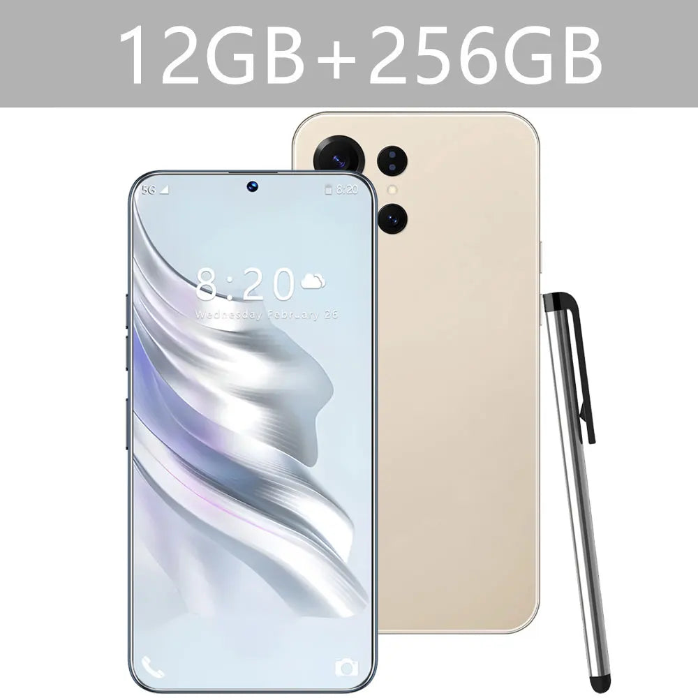 NEW S26 Ultra HOT Original 7.3inch Intelligent 5G Dual Card Dual Standby Android 14 System Cheap Global Version 7800mAh Battery