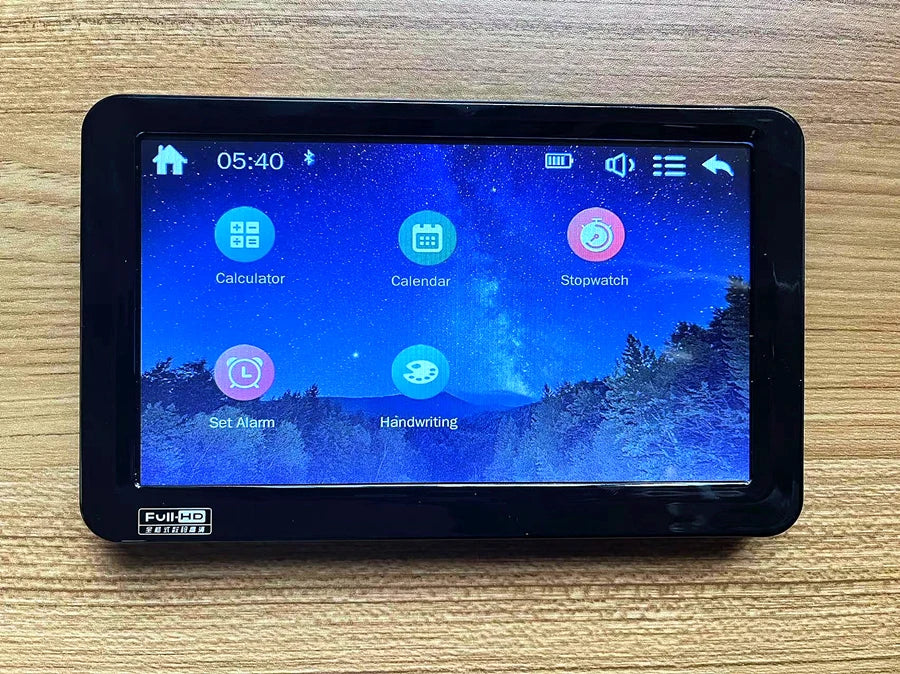 7.1 inch Bluetooth Mp4 Player 64gb Touch Screen Hifi Music Usb Type-c Mp4 Video Player Support TF Card Speaker 6500mAh Battery