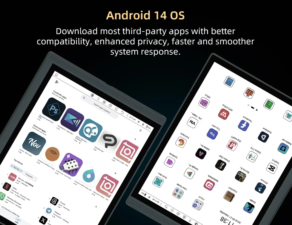 BIGME B1051C ereader, 10.3 inch Color E-ink Ebook Reader, 6+128GB Android 14 Tablet Electronic book reader, B1051C Pro 8+256GB