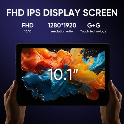 I-Atar 2025 New 10.1inch Tablet, Android 12.0 System, 4Gb Ram+64Gbrom, Quad-Core Processor, 1280*1920 Ips High-Definition Display, Dual Camera Tablet, Support 2.4g Wifi, Built-In 6000Mah Battery, Ideal Holiday Party Gift, Stu