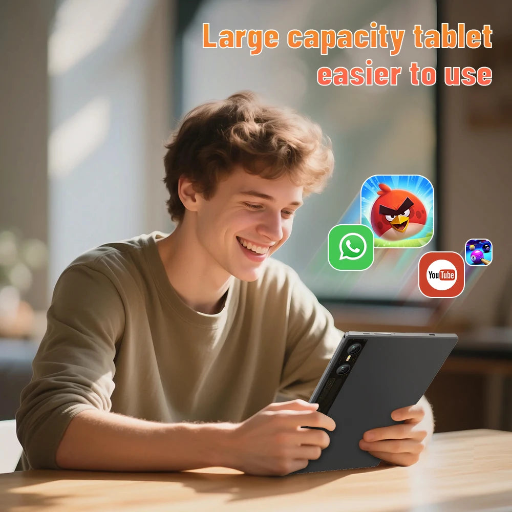 Tablet Computer 10.1 inches Android 15 (RAM12GB+ROM512GB) HD Dual Card Tablet Computer Learning Office Entertainment For Xiaomi