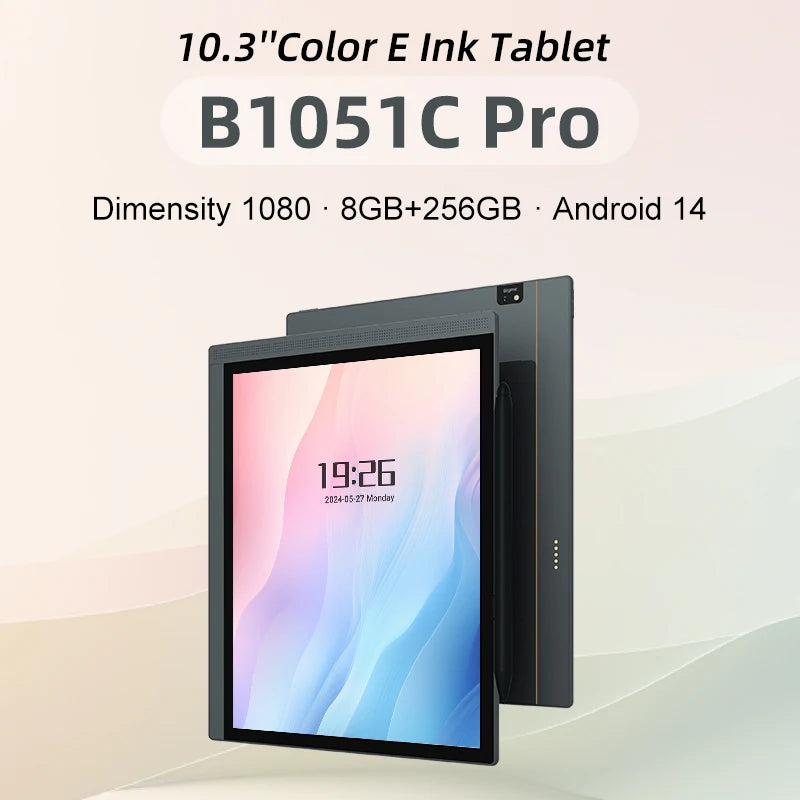 BIGME B1051C ereader, 10.3 inch Color E-ink Ebook Reader, 6+128GB Android 14 Tablet Electronic book reader, B1051C Pro 8+256GB