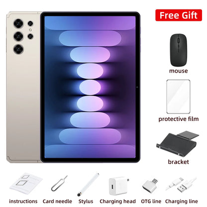 2025 NEW Pad S25 Ultra Original Global Version 10.1inch Tablet PC Android 15 Snapdragon8 22GB 2TB Dual SIM WIFI 5G GPS WIFI Kids